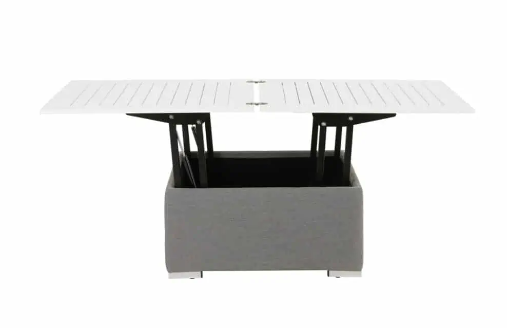 Mambo Del Mar All Weather Outdoor Pop Up Table in a White Finish MAM-01-PUT-W