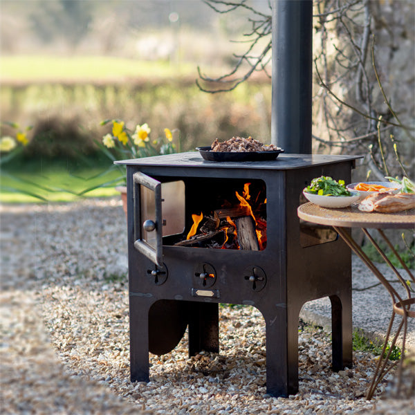 Medium Outdoor Wood Burner BBQ