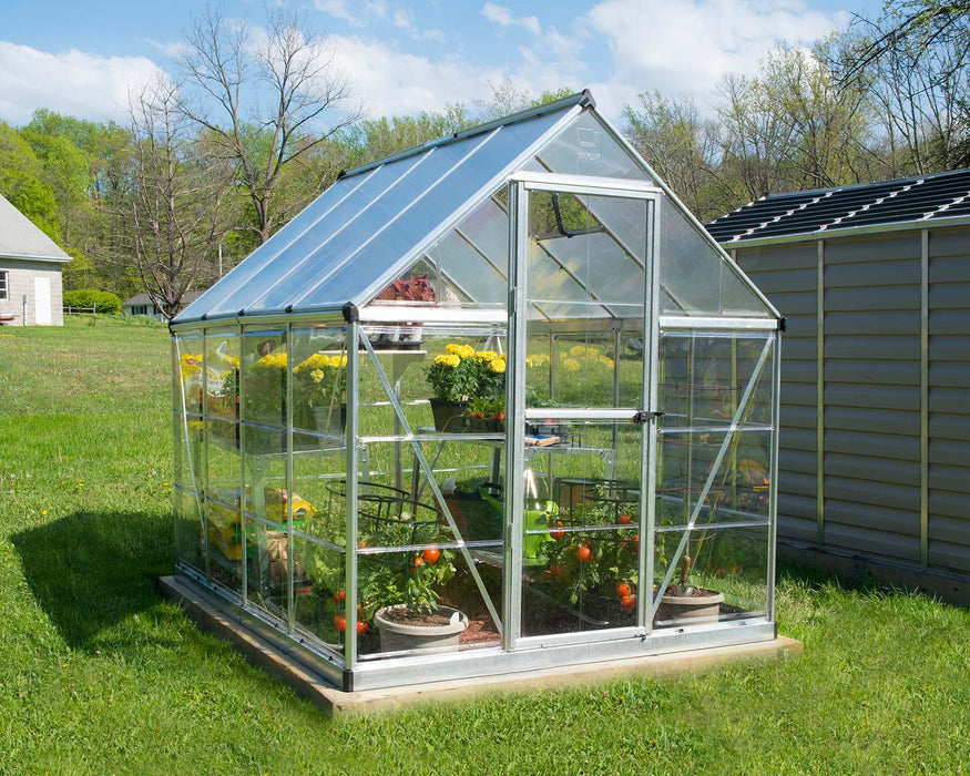 Hybrid 6 ft. x 8 ft. Greenhouse Kit - Hybrid Panels
