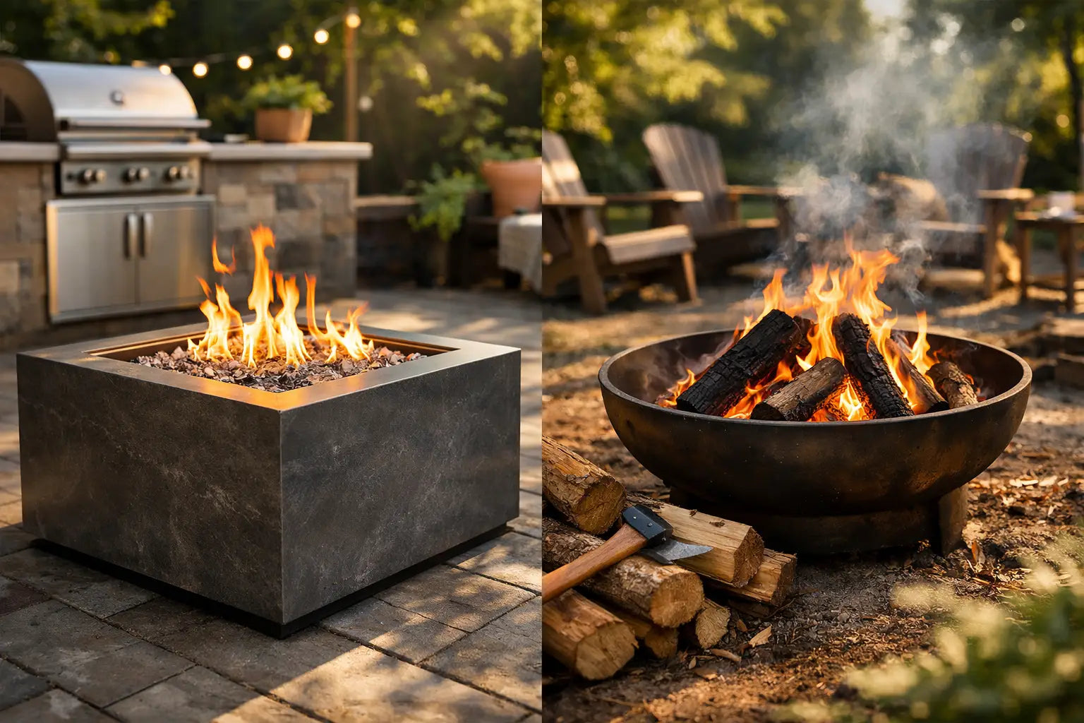 Propane Fire Pits Versus Wood: Which Is Best?