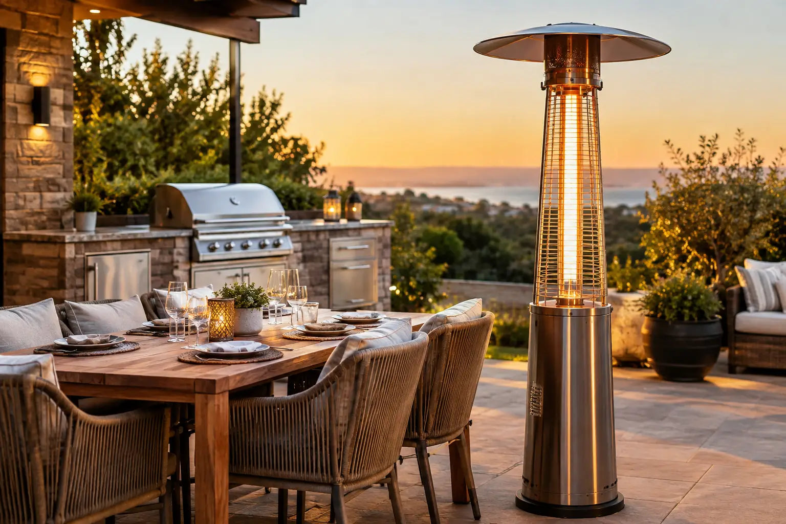 How to Heat an Outdoor Dining Area Properly