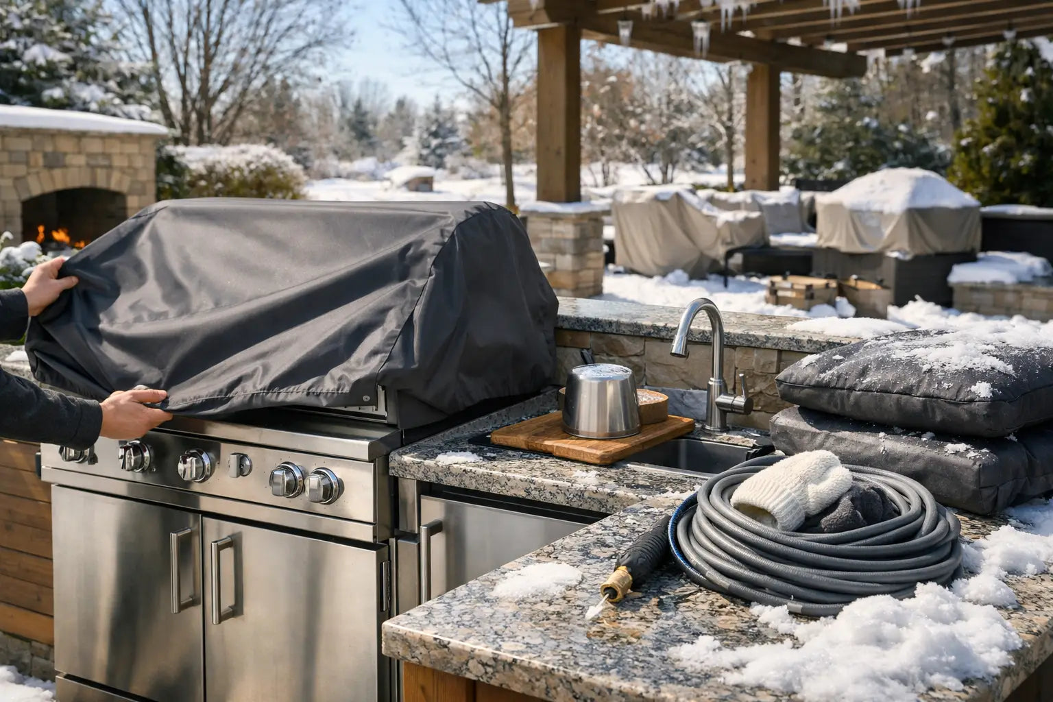How to Winterise Outdoor Kitchen Properly