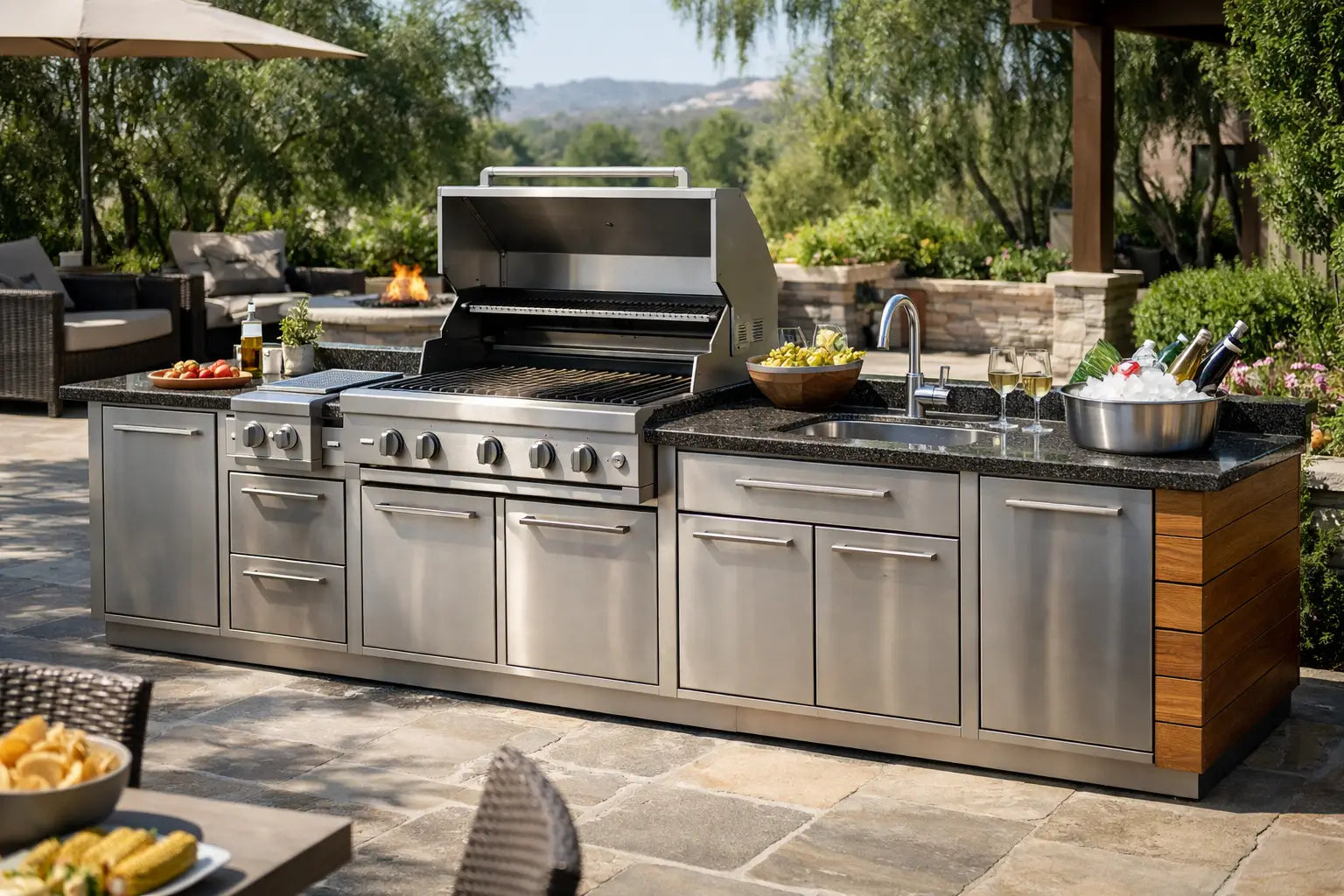 Stainless Steel BBQ Cabinets That Earn Their Space