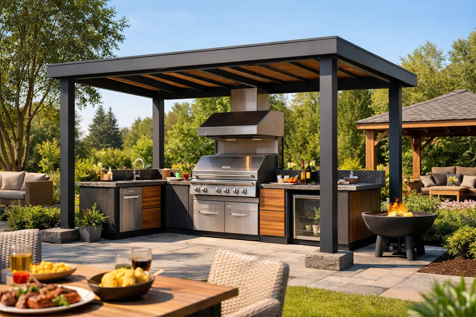 Choosing the Right Garden Shelter for BBQ Area