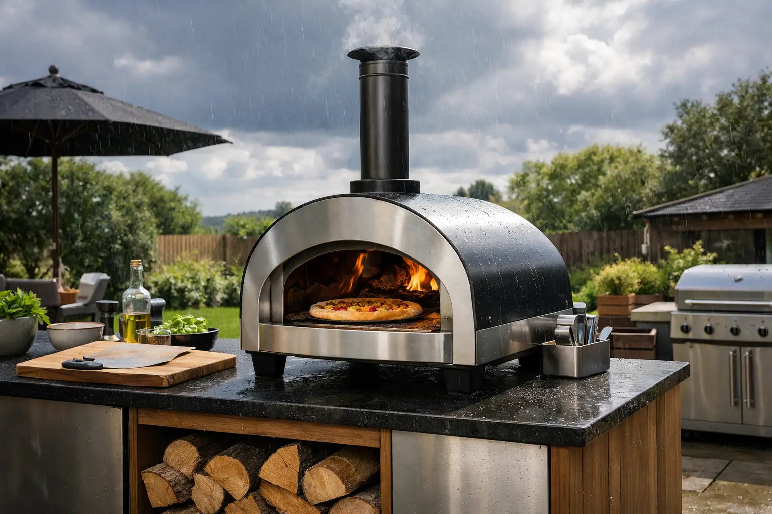 Can a Pizza Oven Stay Outside in British Weather?