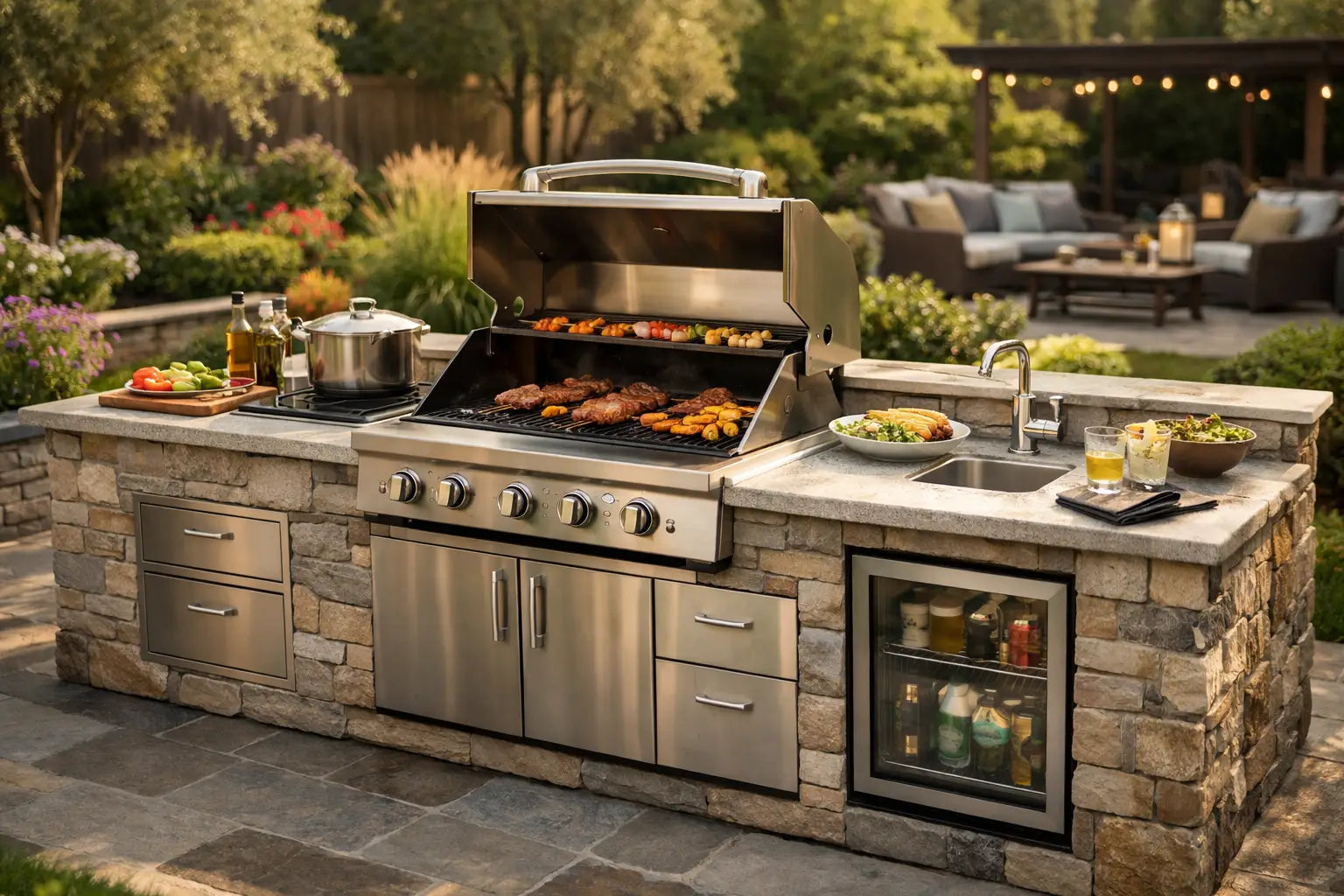 Best Built In BBQ Island for Your Garden