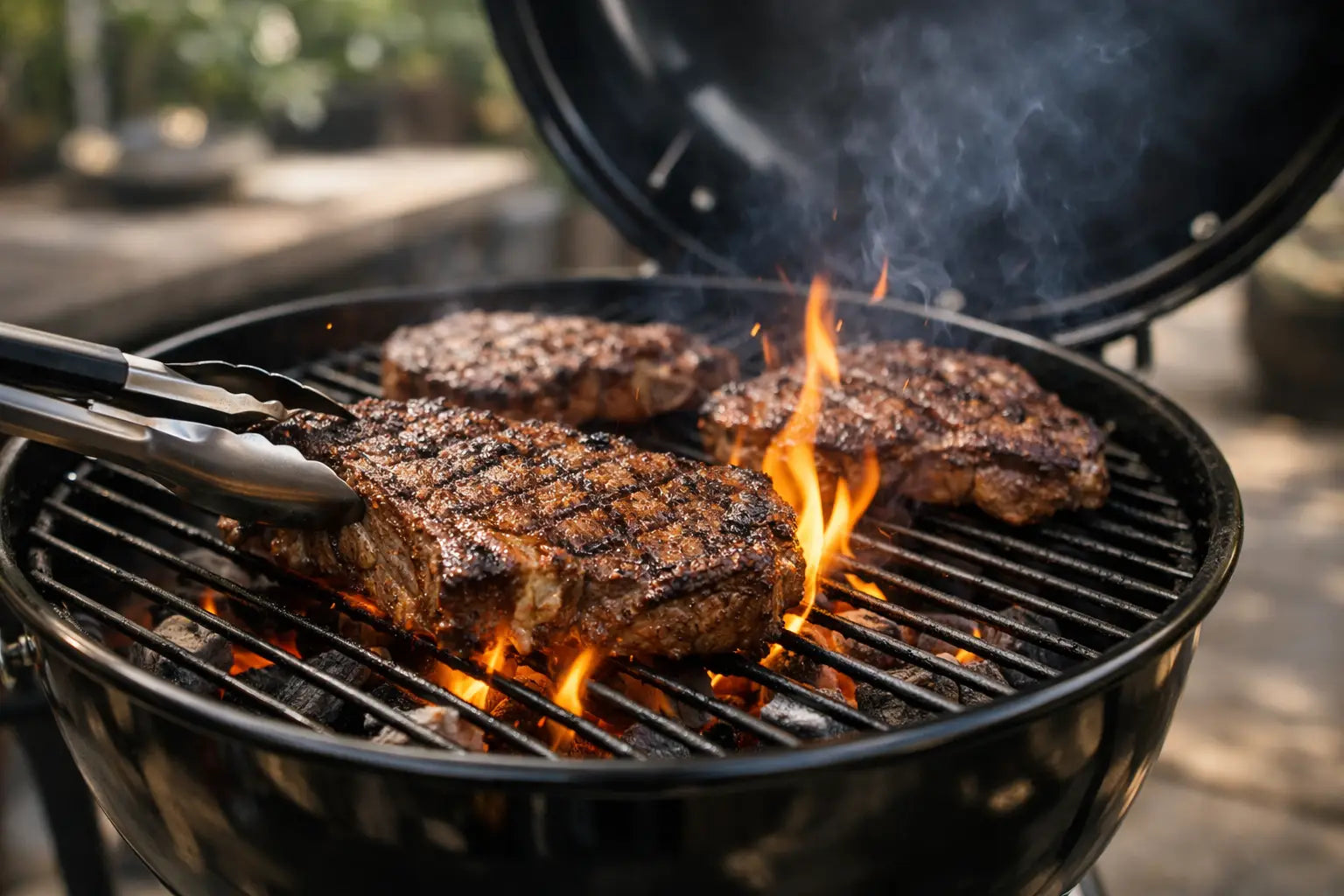 Best Charcoal Grill for Searing Steaks