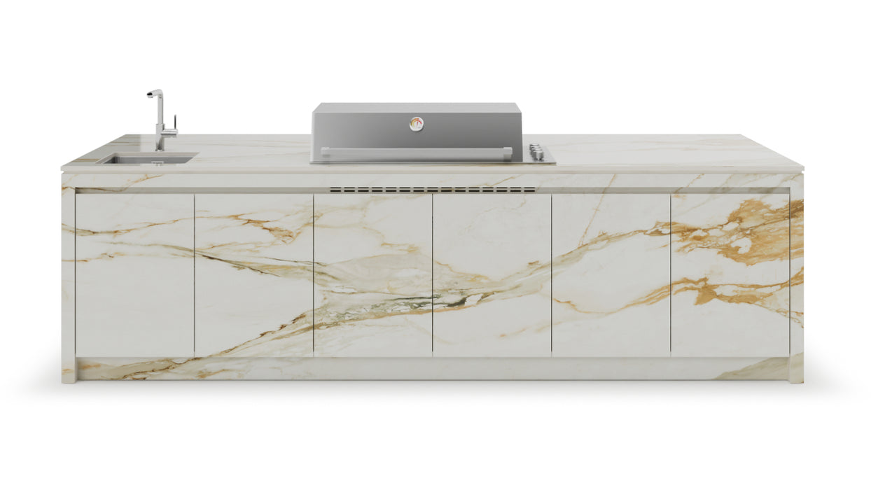 Formilia Outdoor Kitchens – Amalfi Antique White | 3.2M x1.2M