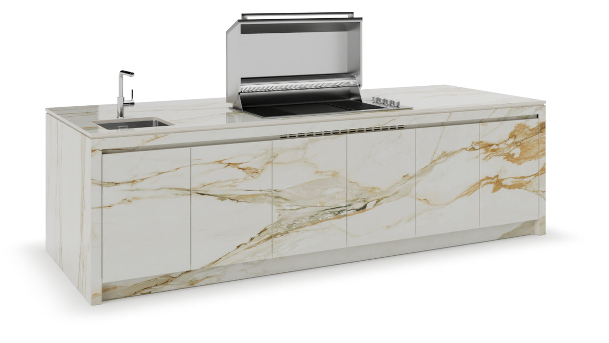 Formilia Outdoor Kitchens – Amalfi Antique White | 3.2M x1.2M