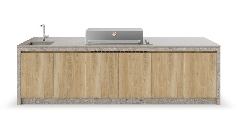 Formilia Outdoor Kitchens – Amalfi Natural | 3.2M x1.2M