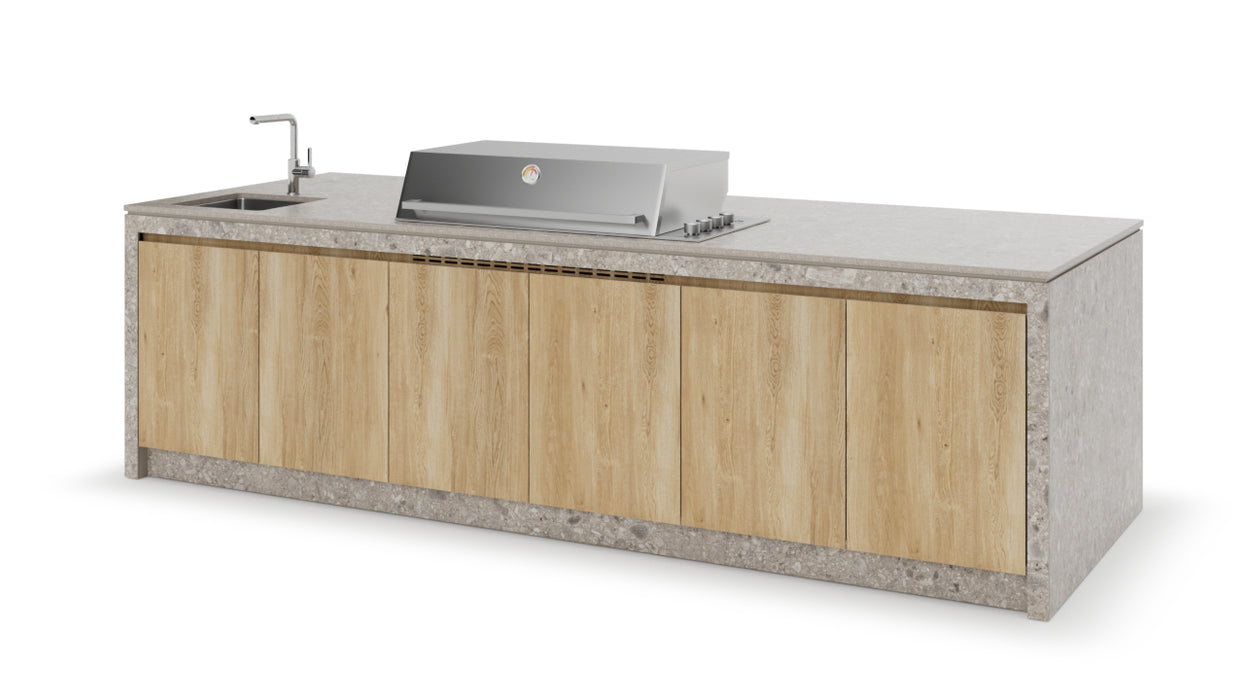 Formilia Outdoor Kitchens – Amalfi Natural | 3.2M x1.2M