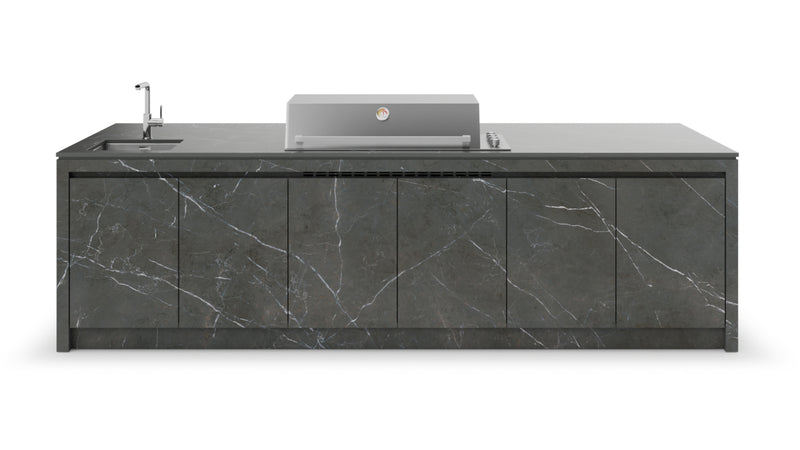 Formilia Outdoor Kitchens – Amalfi Gray Grafite | 3.2M x1.2M