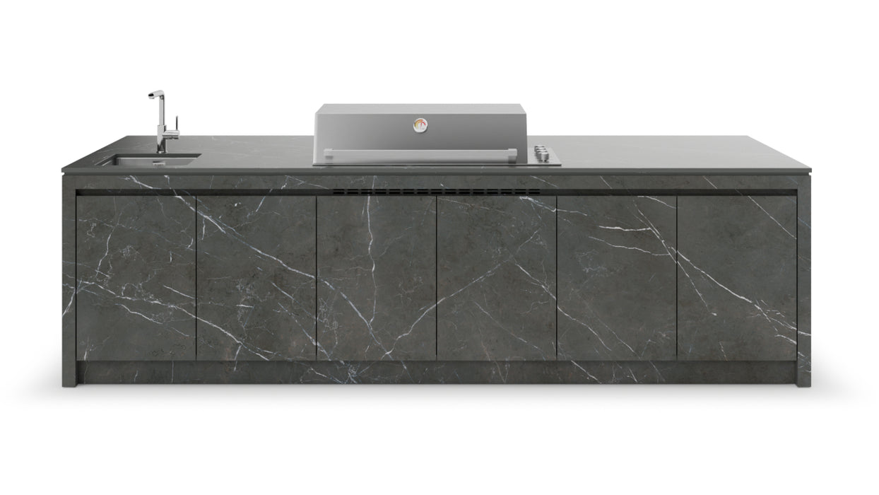 Formilia Outdoor Kitchens – Amalfi Gray Grafite | 3.2M x1.2M