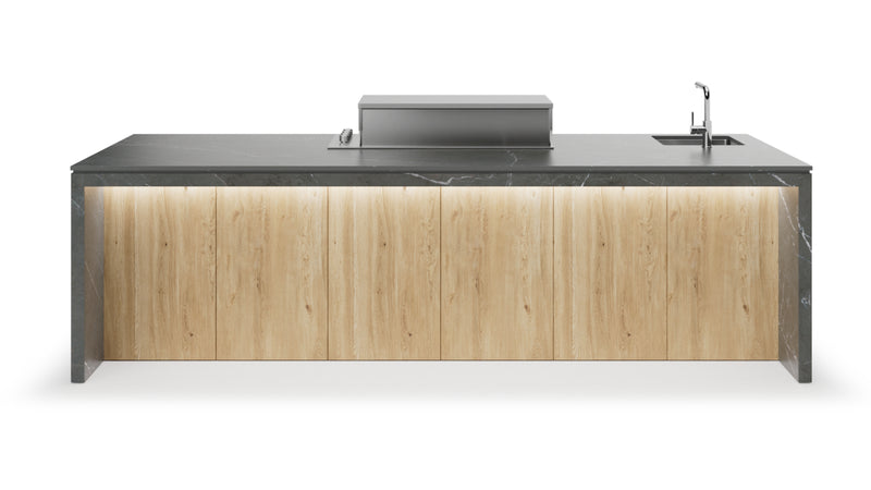 Formilia Outdoor Kitchens – Amalfi Gray Grafite | 3.2M x1.2M