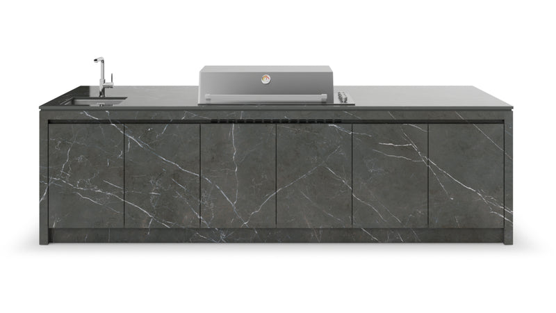 Formilia Outdoor Kitchens – Amalfi Gray Grafite | 3.2M x1.2M
