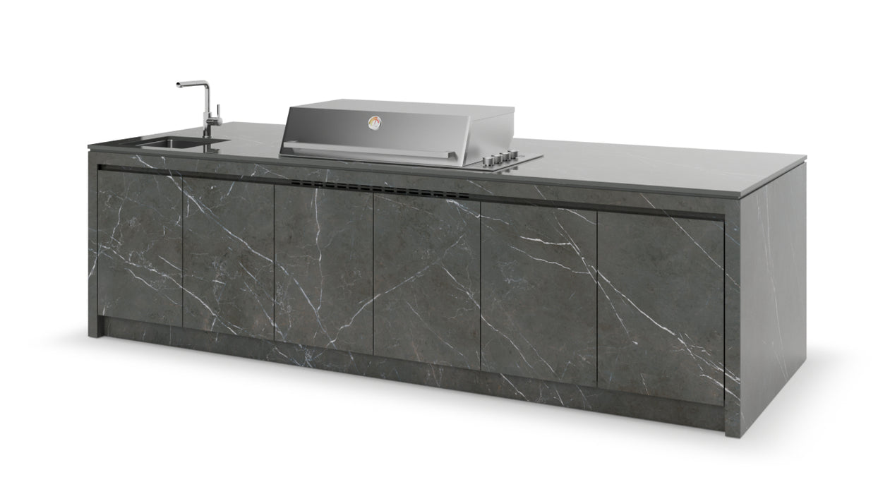 Formilia Outdoor Kitchens – Amalfi Gray Grafite | 3.2M x1.2M