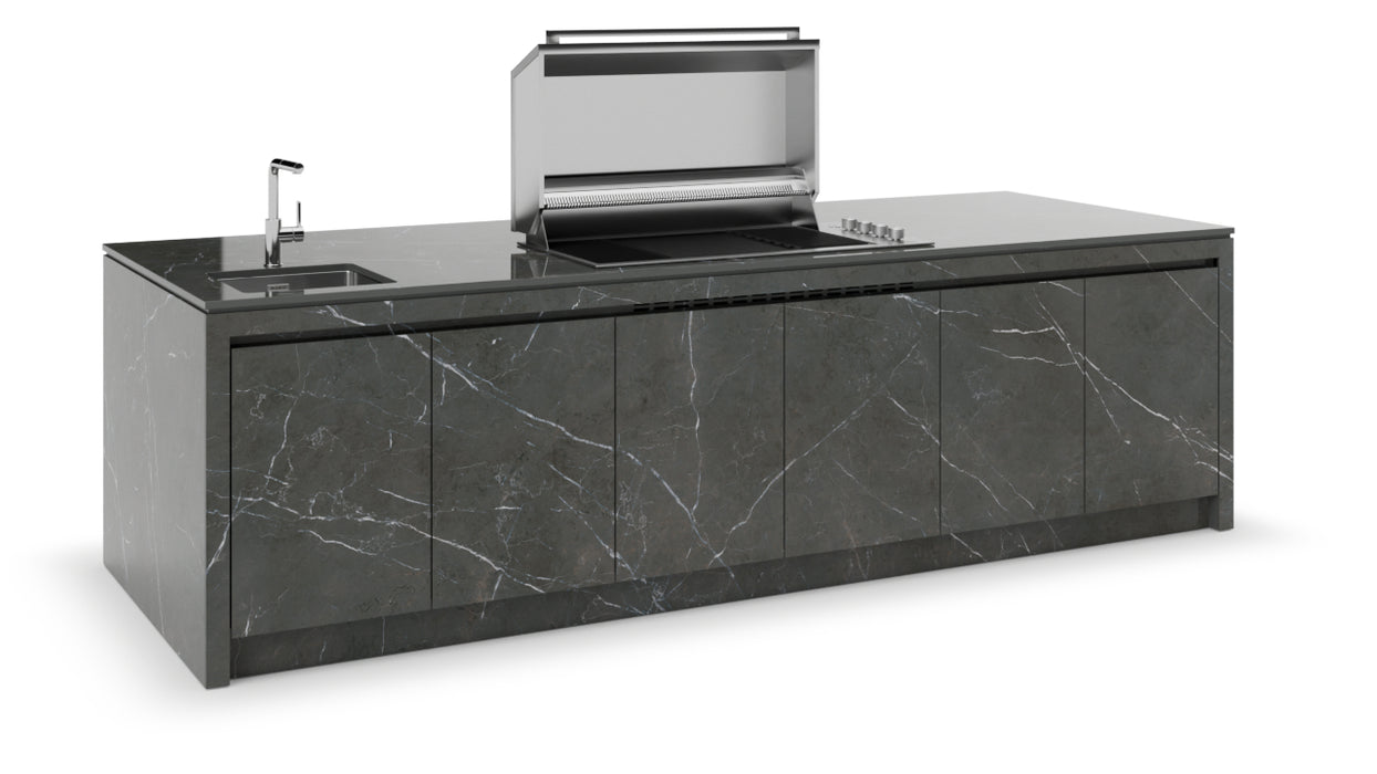 Formilia Outdoor Kitchens – Amalfi Gray Grafite | 3.2M x1.2M