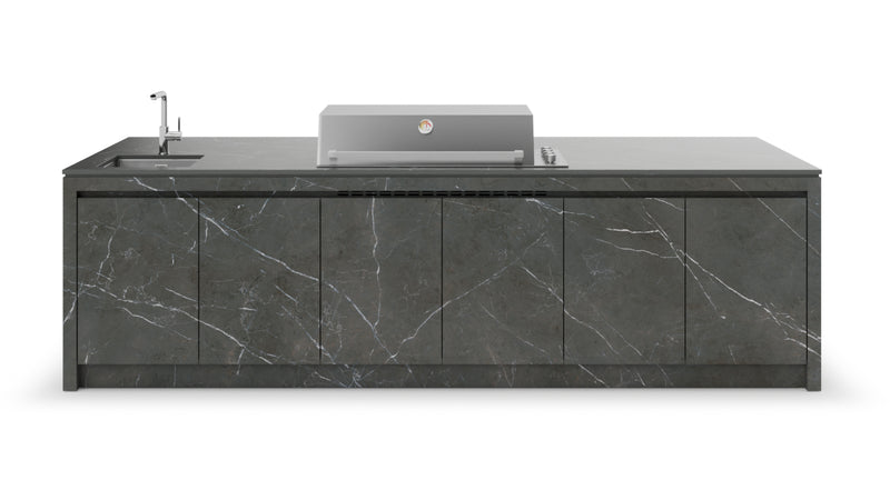 Formilia Outdoor Kitchens – Amalfi Gray Grafite | 3.2M x1.2M