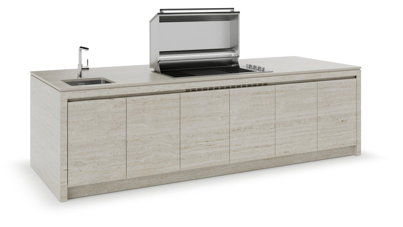 Formilia Outdoor Kitchens – Amalfi Marmorio | 3.2M x1.2M