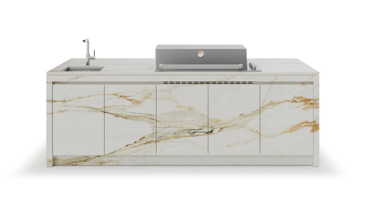 Formilia Outdoor Kitchens – Capri Antique White | 2.7M x1.2M