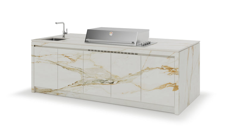 Formilia Outdoor Kitchens – Capri Antique White | 2.7M x1.2M