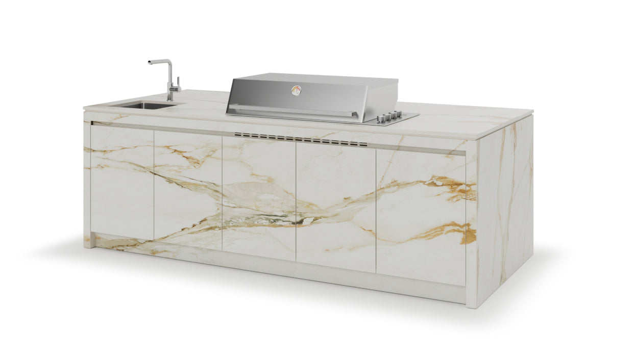 Formilia Outdoor Kitchens – Capri Antique White | 2.7M x1.2M