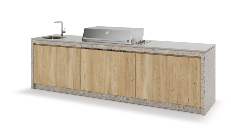 Formilia Outdoor Kitchens –  Portofino Natural | 3.2M x 75cm