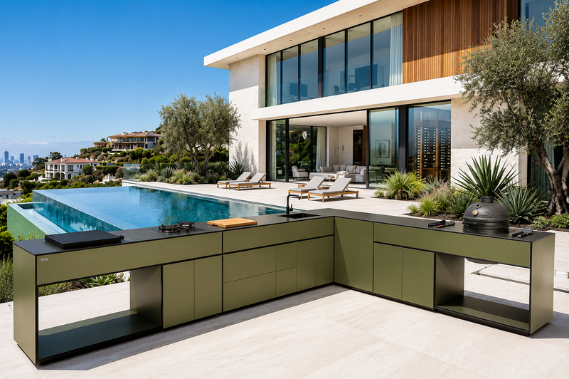 Grillionaire Moss Grade V Outdoor Kitchen