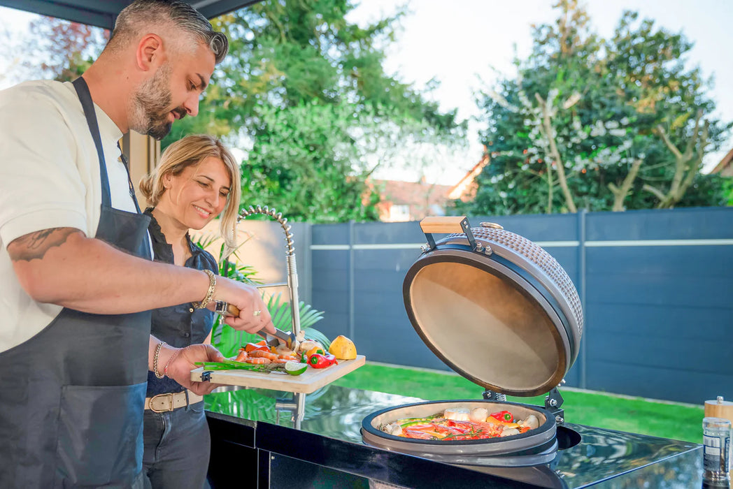 Goriller Outdoor Kitchen | Kamado, Sink & Fridge | 2.8m