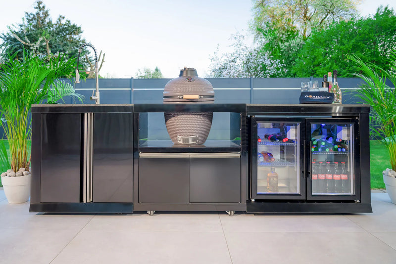 Goriller Outdoor Kitchen | Kamado, Sink & Fridge | 2.8m