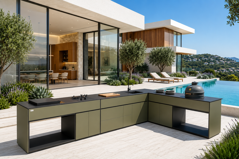 Grillionaire Moss Grade IV Outdoor Kitchen