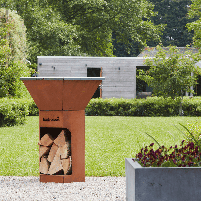 Barbecook Nestor Original corten steel wood barbecue