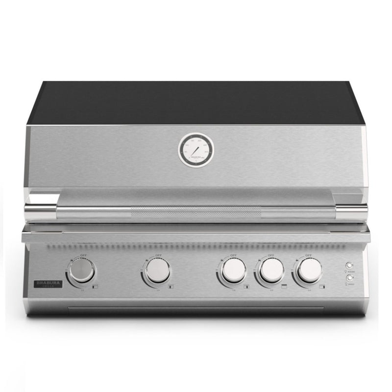 Brabura Fusion 400 Stainless Steel Built-In Gas BBQ with cart