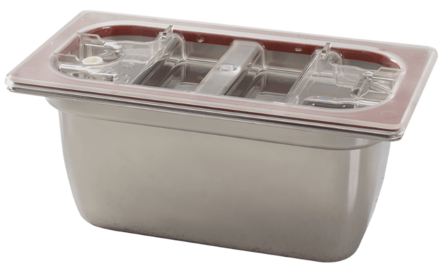 Vacuum Container & Lid. 1/3GN External Aeration
