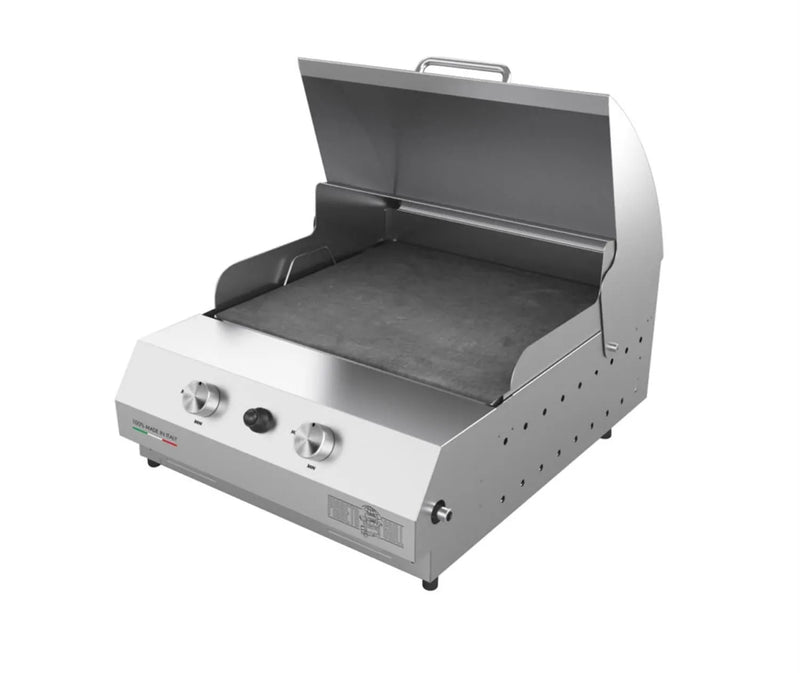 Barbecue Grill - Fry Top 500 High 2-burner, built-in with soapstone