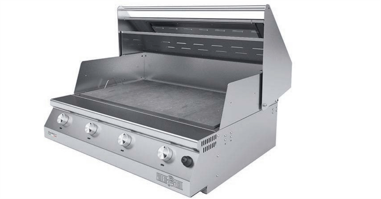 Pianeta Grill - Fry Top 750 4-burner gas barbecue with Soapstone