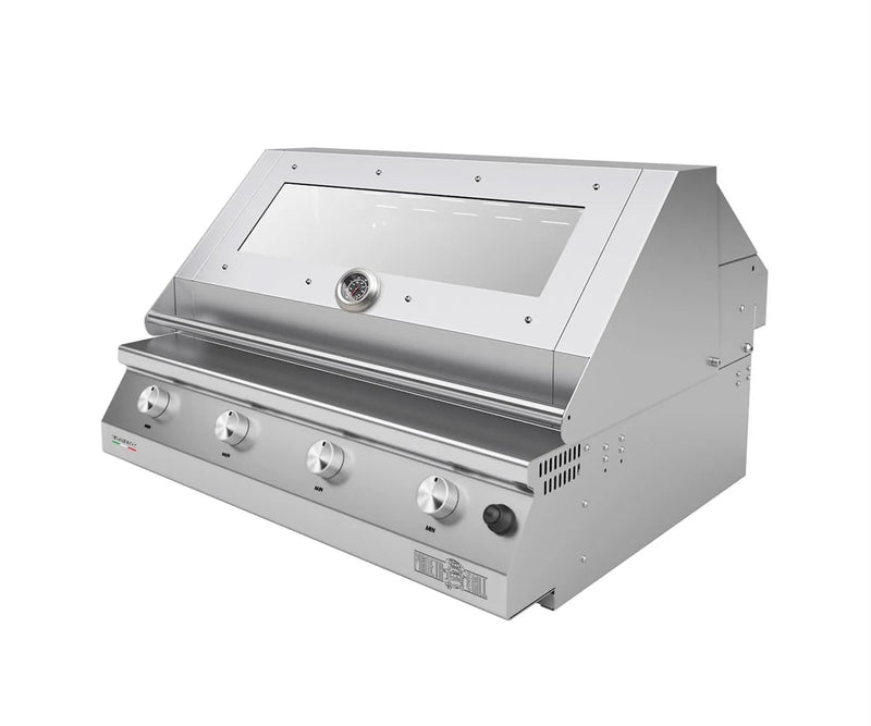 Barbecue Grill - Fry Top 750 4-burner Hybrid  barbecue with Teppanyaki Plate
