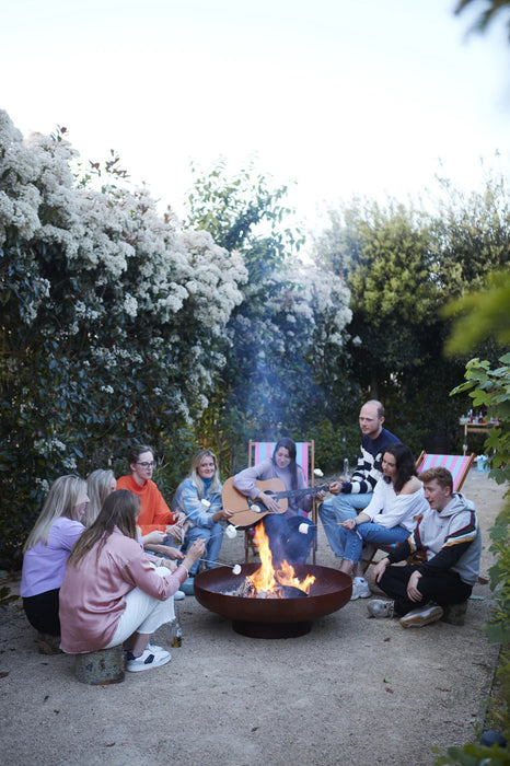 Barbecook Jack 75 firebowl pre rusted corten steel