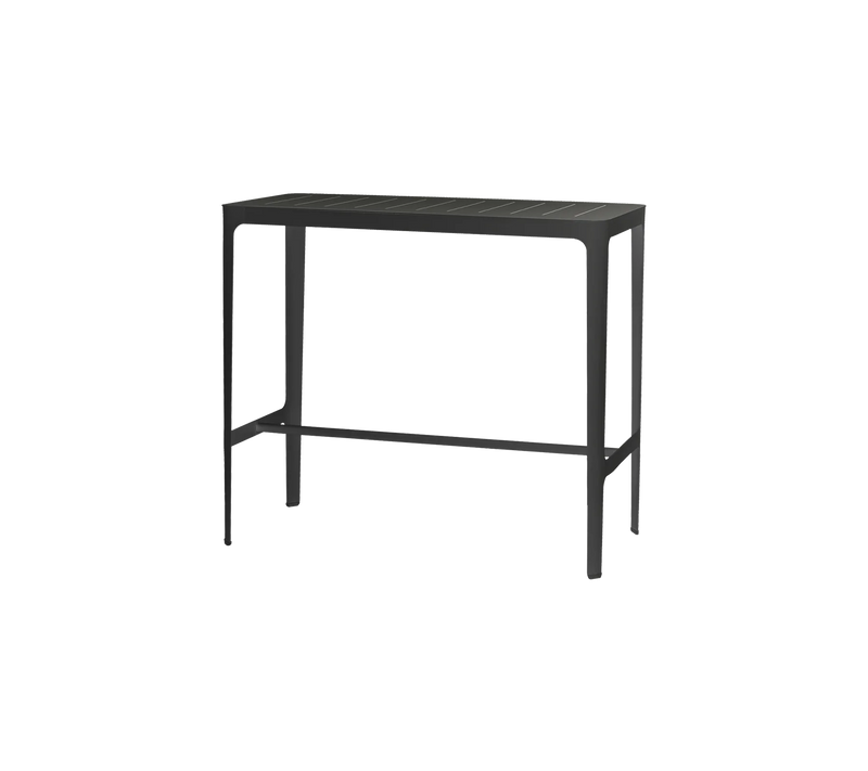 Outdoor & Indoor Cut bar table Black, aluminium