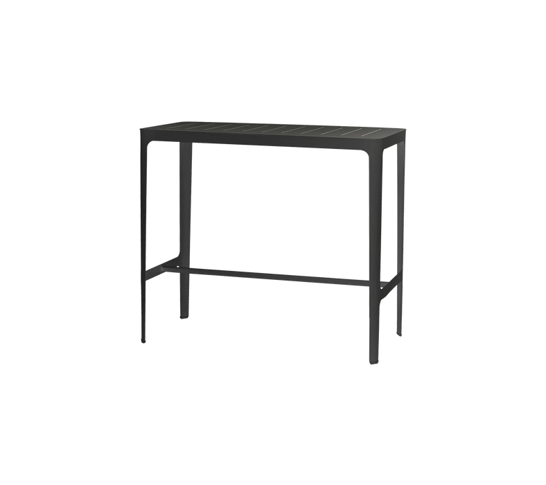 Outdoor & Indoor Cut bar table Black, aluminium