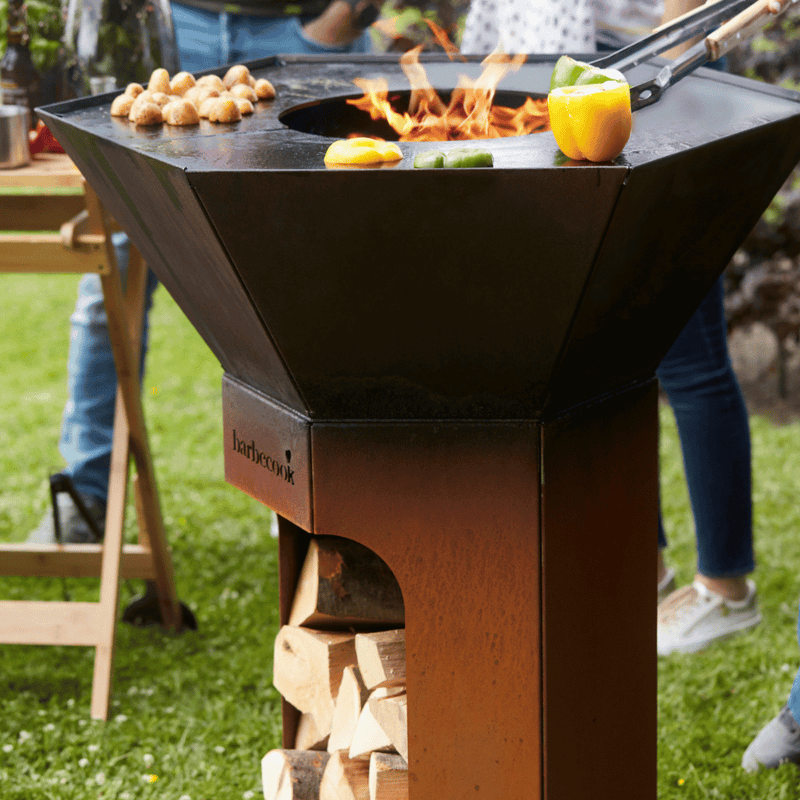 Barbecook Nestor Original corten steel wood barbecue