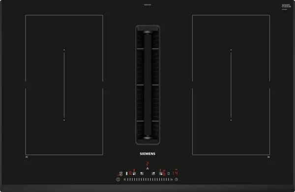 Siemens iQ500 Induction Hob With Integrated Extraction 80cm Surface Mount Without Frame ED851FQ15E