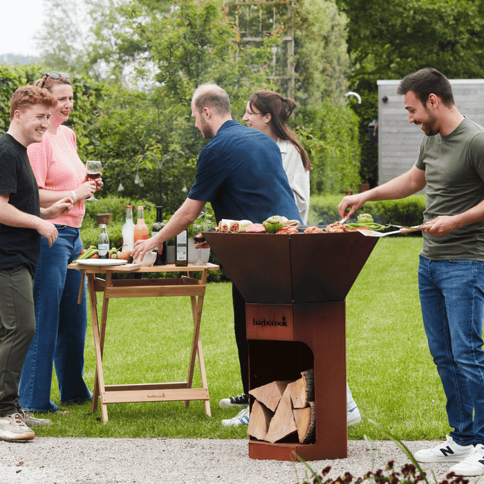 Barbecook Nestor Original corten steel wood barbecue