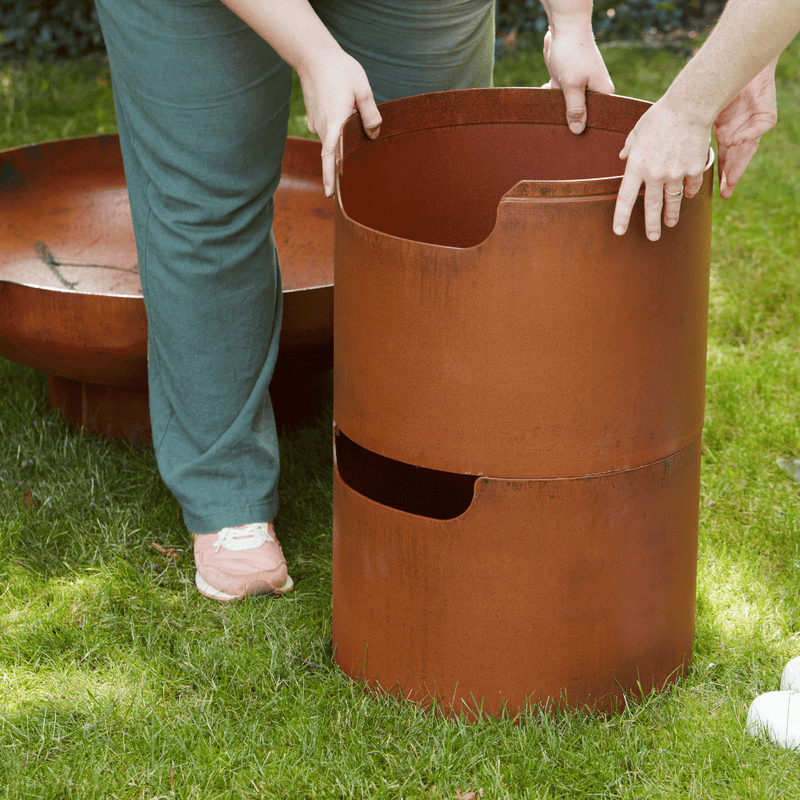 Barbecook base for Jack 60/75 in cortensteel