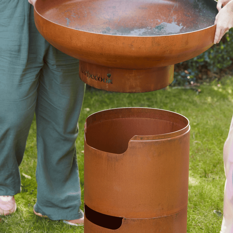 Barbecook base for Jack 60/75 in cortensteel