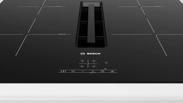 Bosch Series 4 Induction Hob With Integrated Extraction 60cm Surface Mount Without Frame PIE611B15E