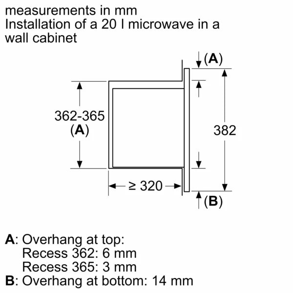 Bosch Series 2 Built-in Microwave Oven Stainless Steel BFL523MS3B