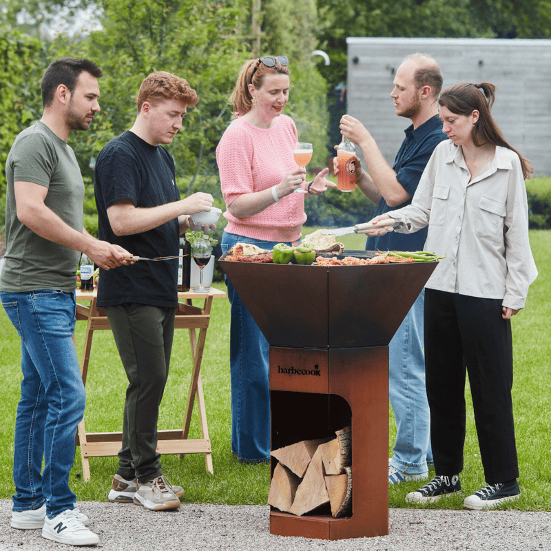 Barbecook Nestor Original corten steel wood barbecue