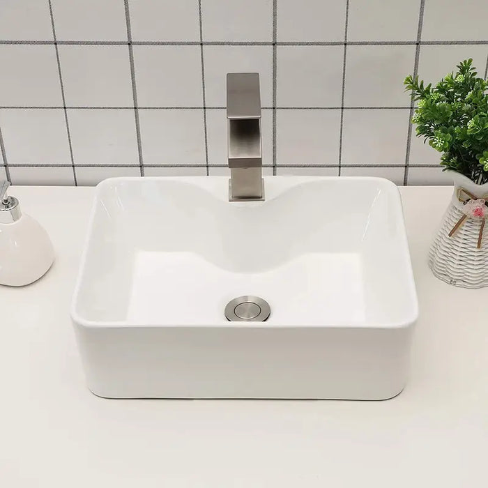 Sink Bathroom Cloakroom Counter Top Hand Wash Basin Ceramic