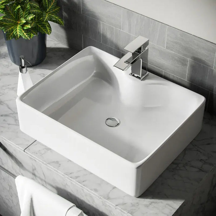 Sink Bathroom Cloakroom Counter Top Hand Wash Basin Ceramic